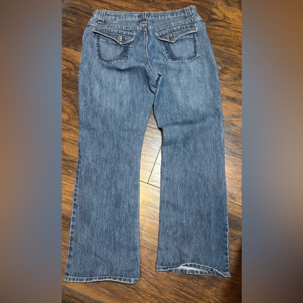 Zena Women's Blue Boot Cut Jeans - Picture 5 of 7